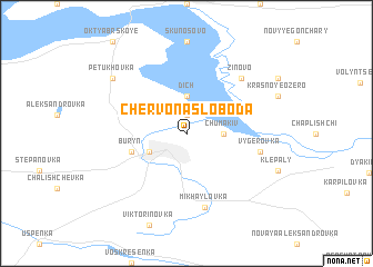 map of Chervona Sloboda