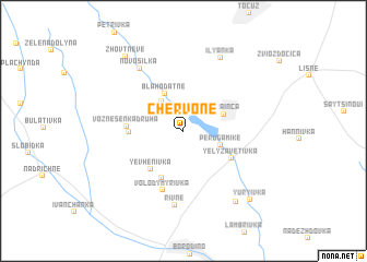 map of Chervone