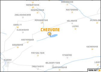 map of Chervone