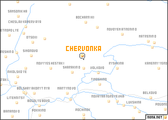 map of Chervonka