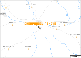 map of Chervono-Glinskoye