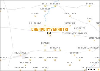 map of Chervonyye Khatki