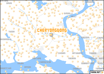 map of Cheryong-dong