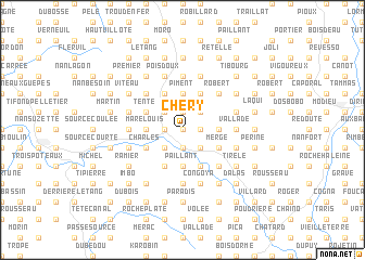 map of Chery