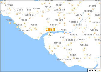 map of Cher