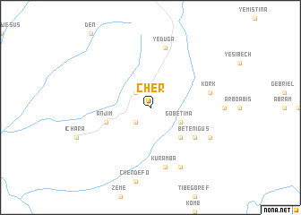 map of Chʼer