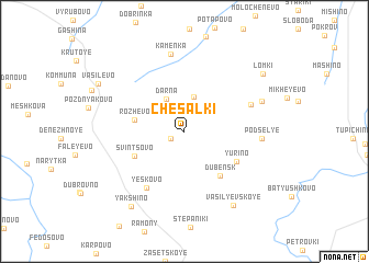 map of Chesalki