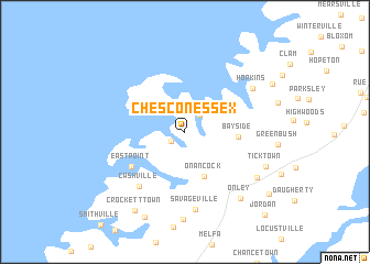 map of Chesconessex