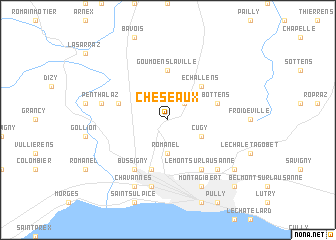 map of Cheseaux