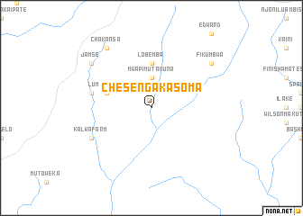 map of Chesenga Kasoma