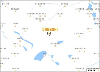 map of Cheshki