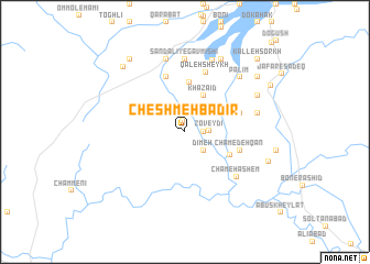 map of Cheshmeh Badīr