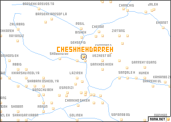 map of Cheshmeh Darreh