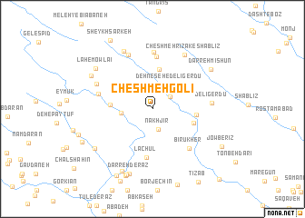 map of Cheshmeh Golī