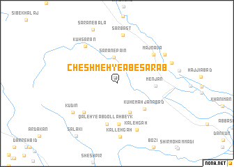 map of Cheshmeh-ye Āb-e Sarāb