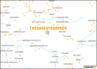 map of Cheshmeh-ye Darreh