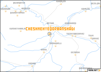 map of Cheshmeh-ye Qorbān Shādī