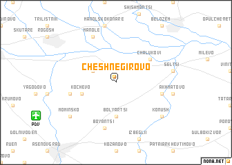 map of Cheshnegirovo