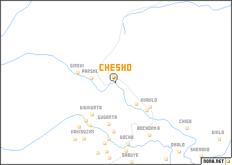 map of Chesho