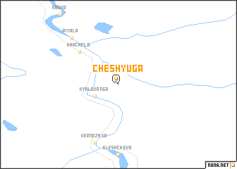 map of Chesh\