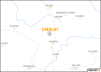 map of Chesley