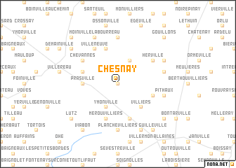 map of Chesnay