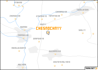 map of Chesnochnyy