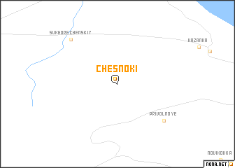 map of Chesnoki