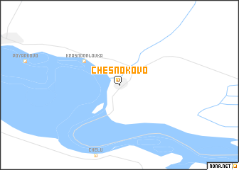 map of Chesnokovo