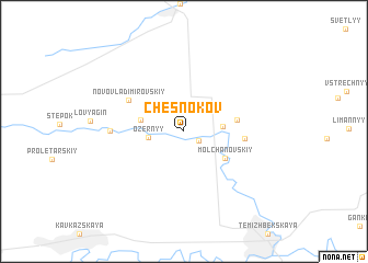 map of (( Chesnokov ))