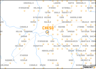 map of Cheso