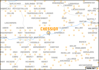 map of Chession