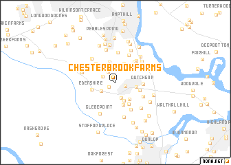 map of Chesterbrook Farms