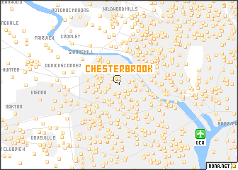 map of Chesterbrook