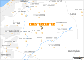 map of Chester Center