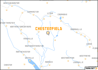 map of Chesterfield