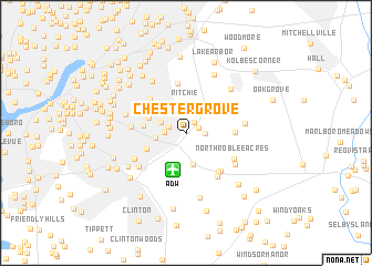 map of Chester Grove