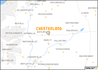 map of Chesterland