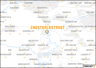 map of Chester-le-Street