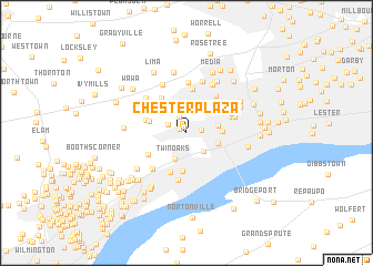 map of Chester Plaza