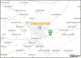 map of Chesterton