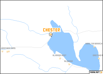 map of Chester