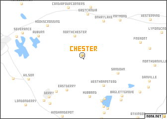 map of Chester