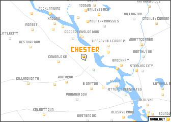 map of Chester