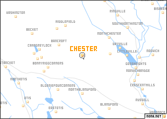 map of Chester