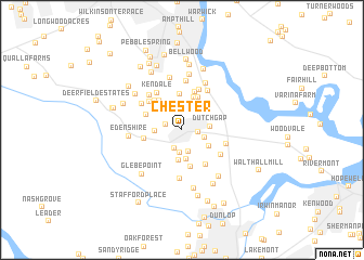 map of Chester