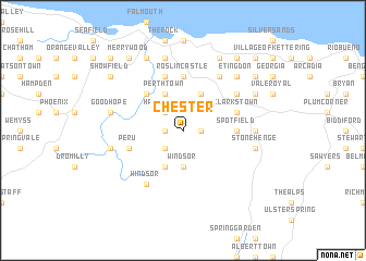 map of Chester