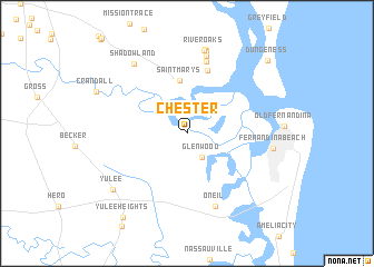 map of Chester