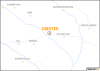 map of Chester