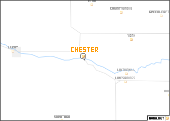 map of Chester